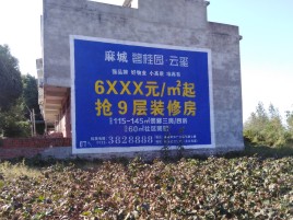 荊門(mén)墻體廣告的好處